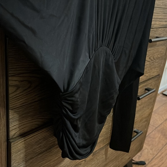 New Yves Saint Laurent Draped Jersey High Neck Open Back Top Size M - Picture 5 of 11